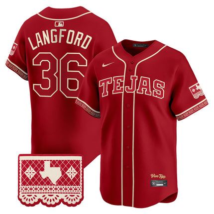 Men's Texas Rangers 2026 City Connect Vapor Premier Limited Jersey - All Stitched