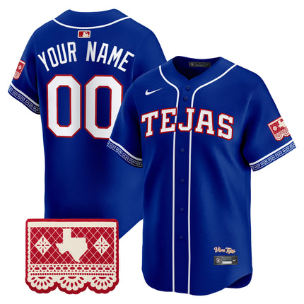 Texas Rangers 2026 City Connect Vapor Premier Limited Custom Jersey - All Stitched
