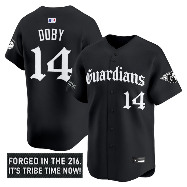 Men's Cleveland Guardians 'Gothic Iron Edition' Vapor Premier Limited Jersey - All Stitched