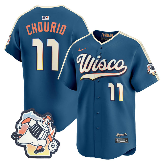 Milwaukee Brewers 2026 City Connect Vapor Premier Limited Jersey - All Stitched