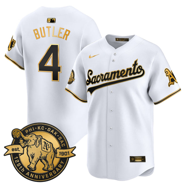 Men's Athletics 'Sacramento Edition' Vapor Premier Limited Jersey - 125th Anniversary Patch - All Stitched