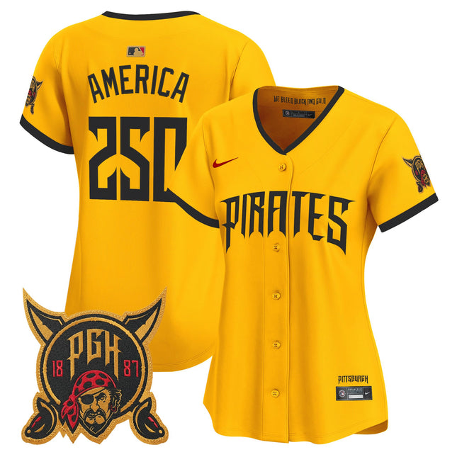 Women's Pittsburgh Pirates 2026 City Connect Vapor Premier Limited Jersey - All Stitched