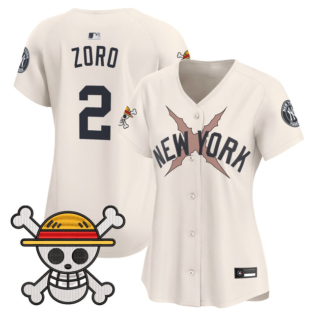 Women's New York Yankees x One Piece Vapor Premier Limited Jersey - Stitched