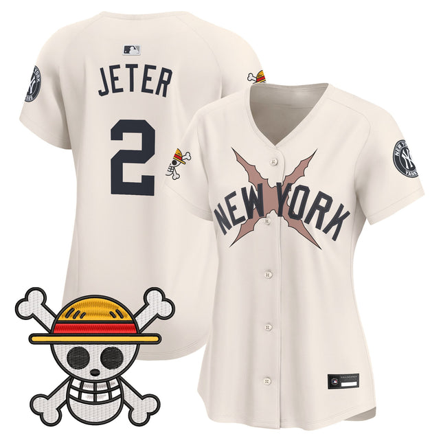 Women's New York Yankees x One Piece Vapor Premier Limited Jersey - Stitched