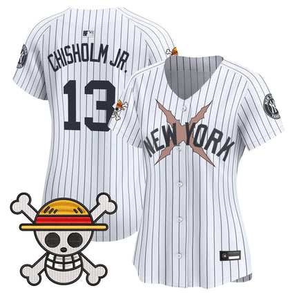 Women's New York Yankees x One Piece Vapor Premier Limited Jersey - Stitched
