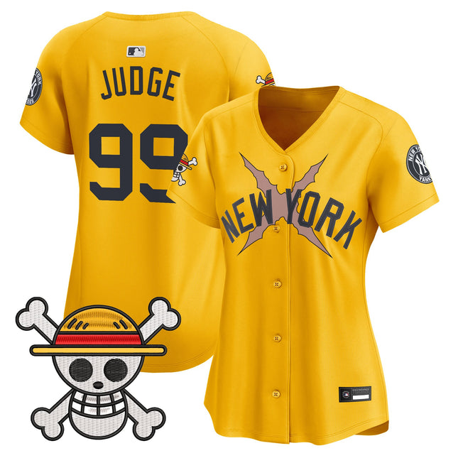 Women's New York Yankees x One Piece Vapor Premier Limited Jersey - Stitched