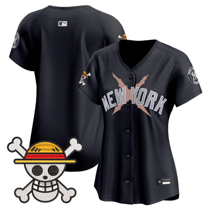 Women's New York Yankees x One Piece Vapor Premier Limited Jersey - Stitched
