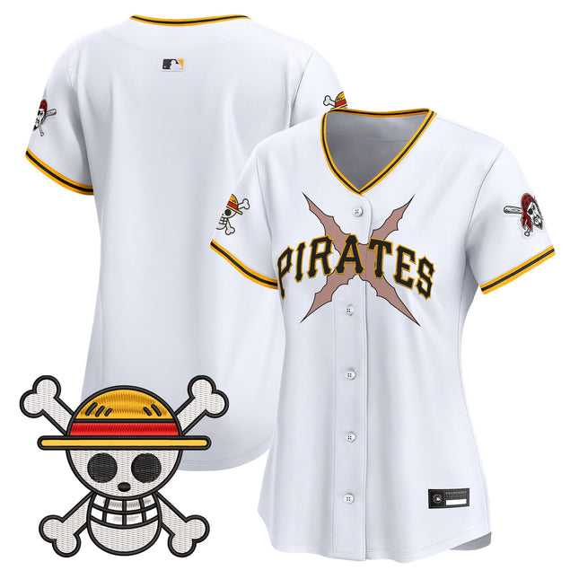 Women's Pittsburgh Pirates x One Piece Vapor Premier Limited Jersey - Stitched