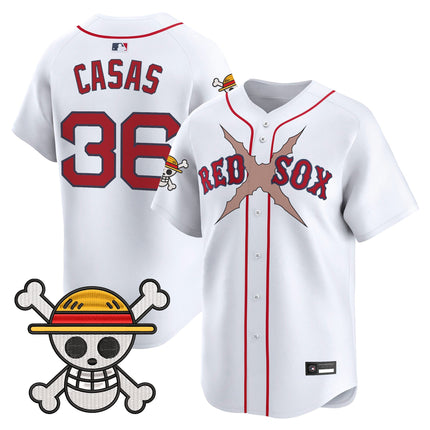 Men's Boston Red Sox x One Piece Vapor Premier Limited Jersey - Stitched
