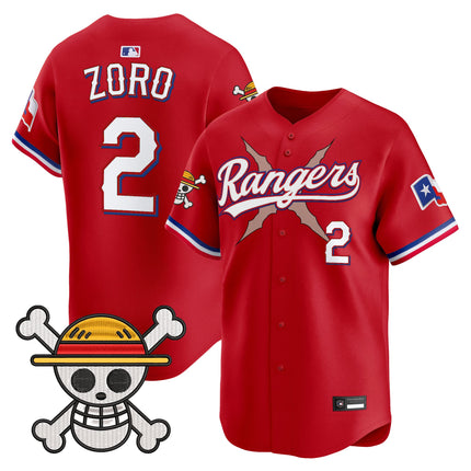 Men's Texas Rangers x One Piece Vapor Premier Limited Jersey - Stitched
