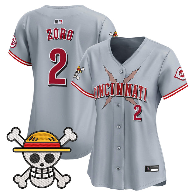 Women's Cincinnati Reds x One Piece Vapor Premier Limited Jersey - Stitched