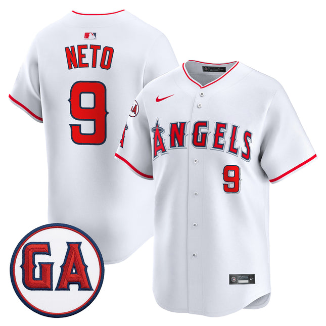 Men's Los Angeles Angels 'Garret Anderson Tribute Patch' Vapor Premier Limited Jersey - All Stitched