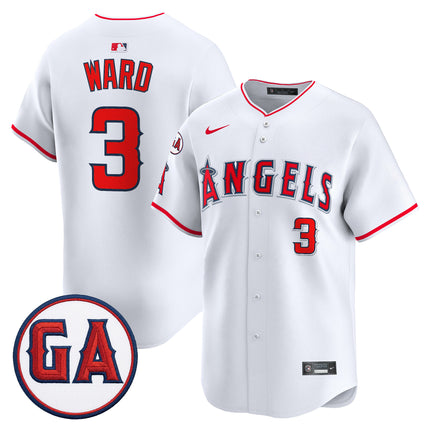 Men's Los Angeles Angels 'Garret Anderson Tribute Patch' Vapor Premier Limited Jersey - All Stitched