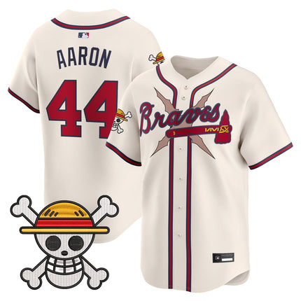 Men's Atlanta Braves x One Piece Vapor Premier Limited Jersey - Stitched