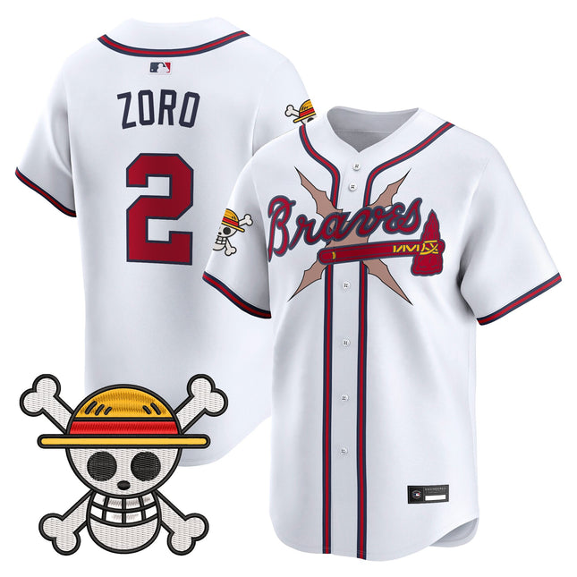 Men's Atlanta Braves x One Piece Vapor Premier Limited Jersey - Stitched