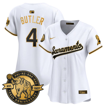 Women's Athletics 'Sacramento Edition' Vapor Premier Limited Jersey - 125th Anniversary Patch - All Stitched