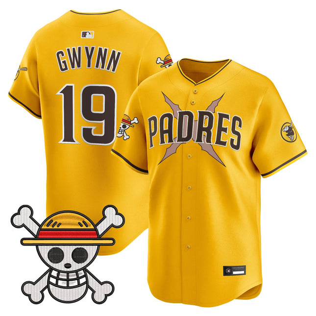 Men's Padres x One Piece Vapor Premier Limited Jersey - Stitched