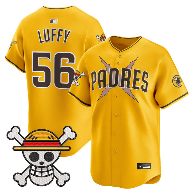 Men's Padres x One Piece Vapor Premier Limited Jersey - Stitched