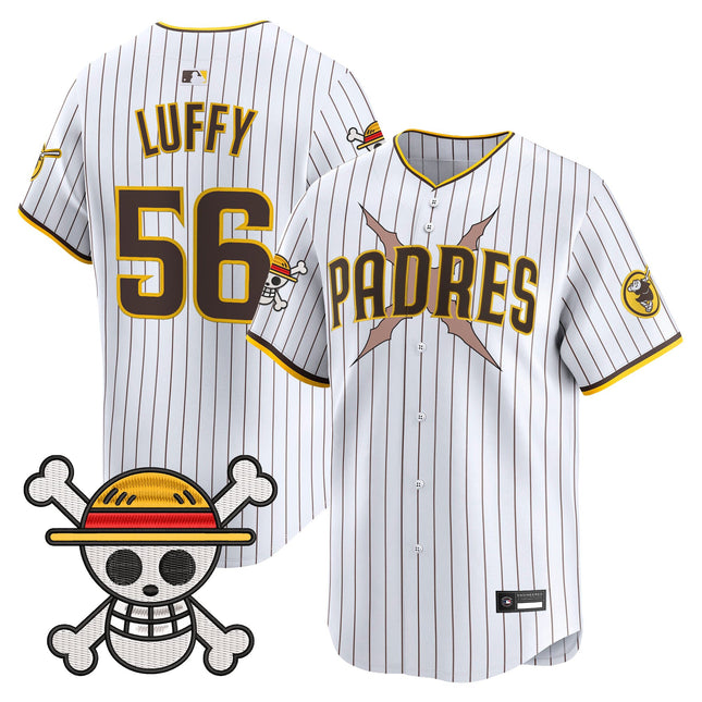 Men's Padres x One Piece Vapor Premier Limited Jersey - Stitched