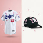 White + Black Cap / Clayton Kershaw / S