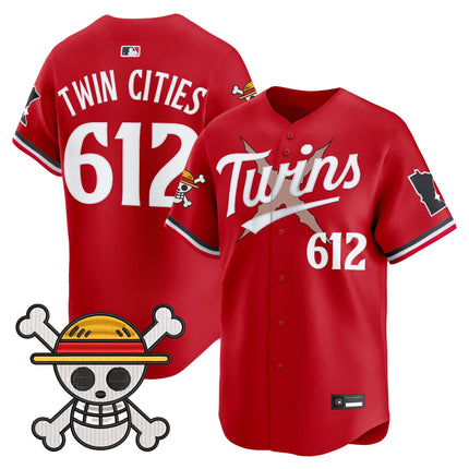 Men's Minnesota Twins x One Piece Vapor Premier Limited Jersey - Stitched
