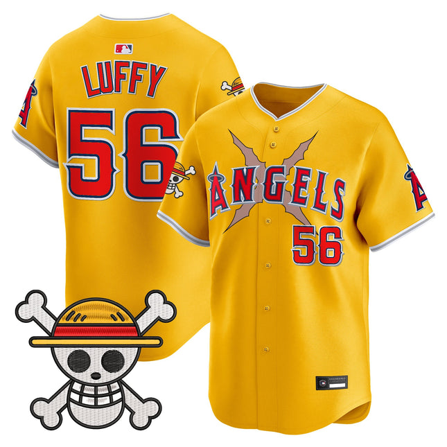 Men's Los Angeles Angels x One Piece Vapor Premier Limited Jersey - Stitched