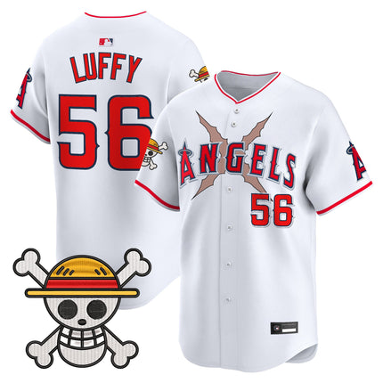 Men's Los Angeles Angels x One Piece Vapor Premier Limited Jersey - Stitched