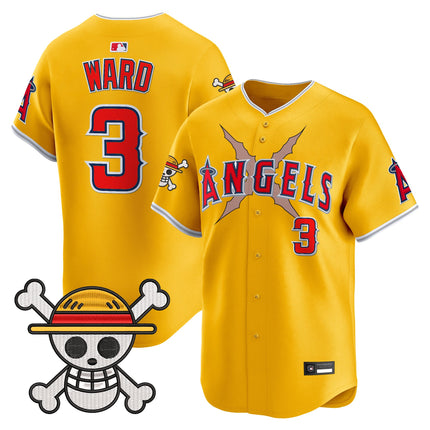 Men's Los Angeles Angels x One Piece Vapor Premier Limited Jersey - Stitched