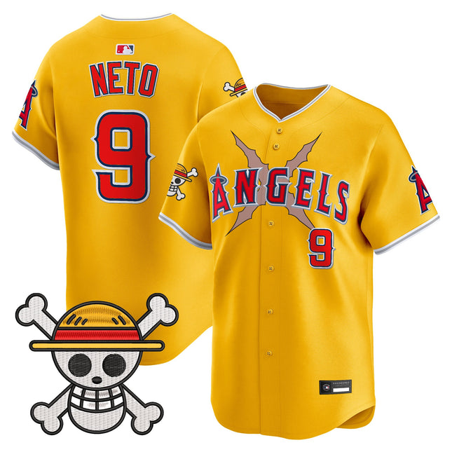 Men's Los Angeles Angels x One Piece Vapor Premier Limited Jersey - Stitched
