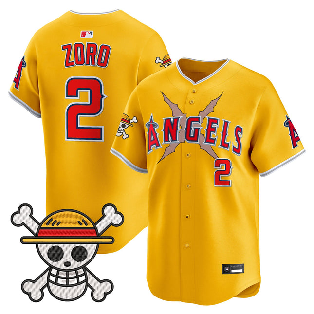 Men's Los Angeles Angels x One Piece Vapor Premier Limited Jersey - Stitched
