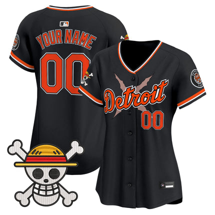 Detroit Tigers x One Piece Vapor Premier Limited Custom Jersey - Stitched