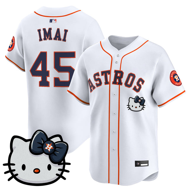 Unisex Houston Astros Hello Kitty Vapor Premier Limited Jersey – All Stitched