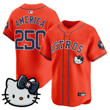 Unisex Houston Astros Hello Kitty Vapor Premier Limited Jersey – All Stitched