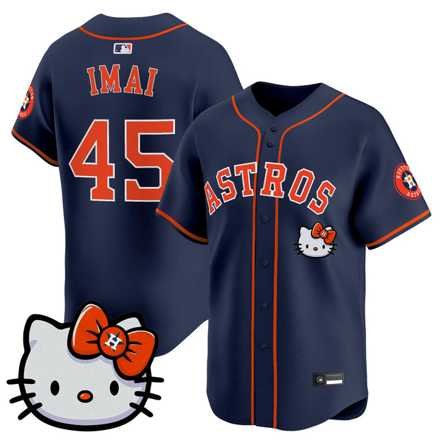 Unisex Houston Astros Hello Kitty Vapor Premier Limited Jersey – All Stitched