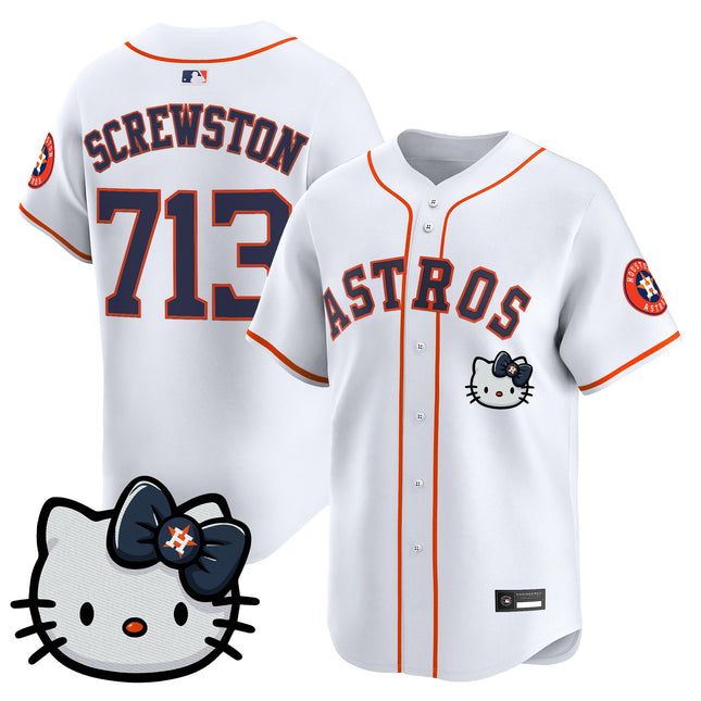 Unisex Houston Astros Hello Kitty Vapor Premier Limited Jersey – All Stitched