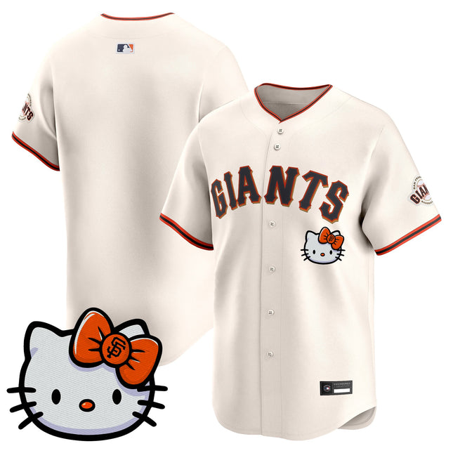 Unisex San Francisco Giants Hello Kitty Vapor Premier Limited Jersey – All Stitched