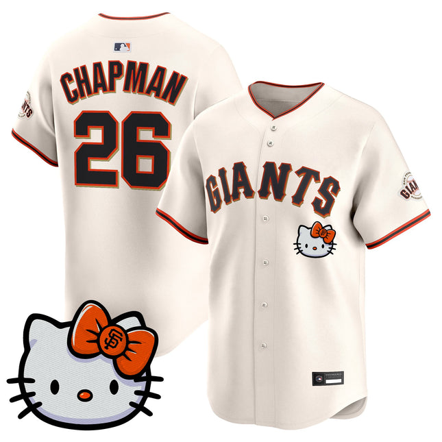 Unisex San Francisco Giants Hello Kitty Vapor Premier Limited Jersey – All Stitched