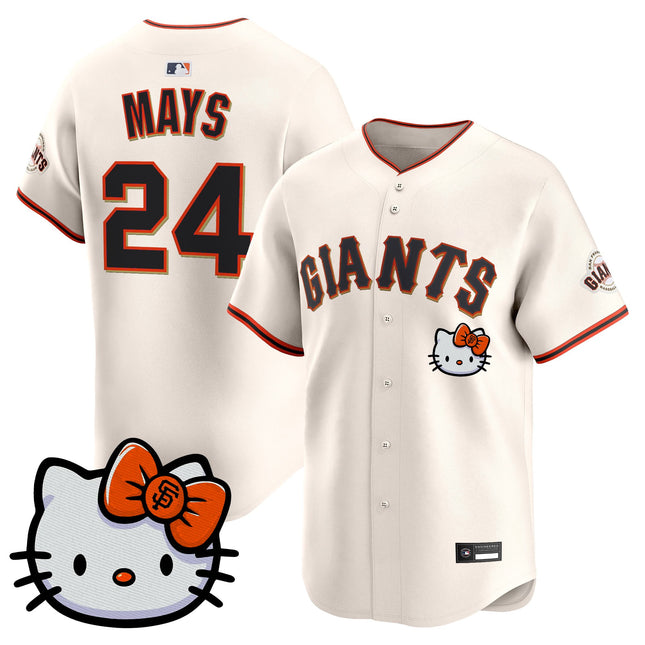 Unisex San Francisco Giants Hello Kitty Vapor Premier Limited Jersey – All Stitched
