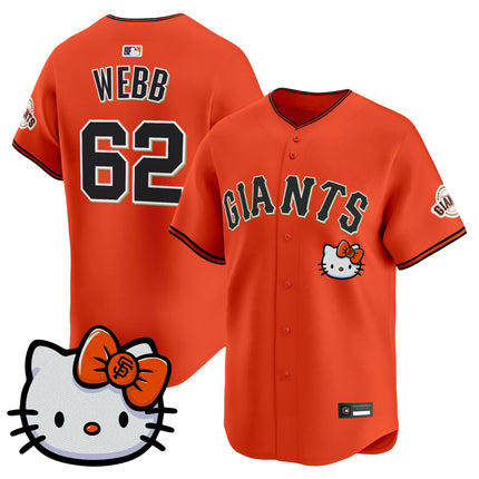 Unisex San Francisco Giants Hello Kitty Vapor Premier Limited Jersey – All Stitched