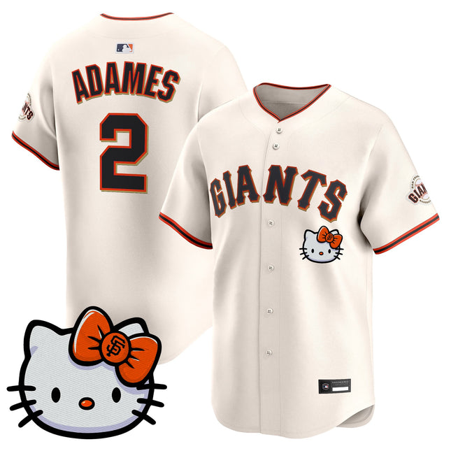 Unisex San Francisco Giants Hello Kitty Vapor Premier Limited Jersey – All Stitched