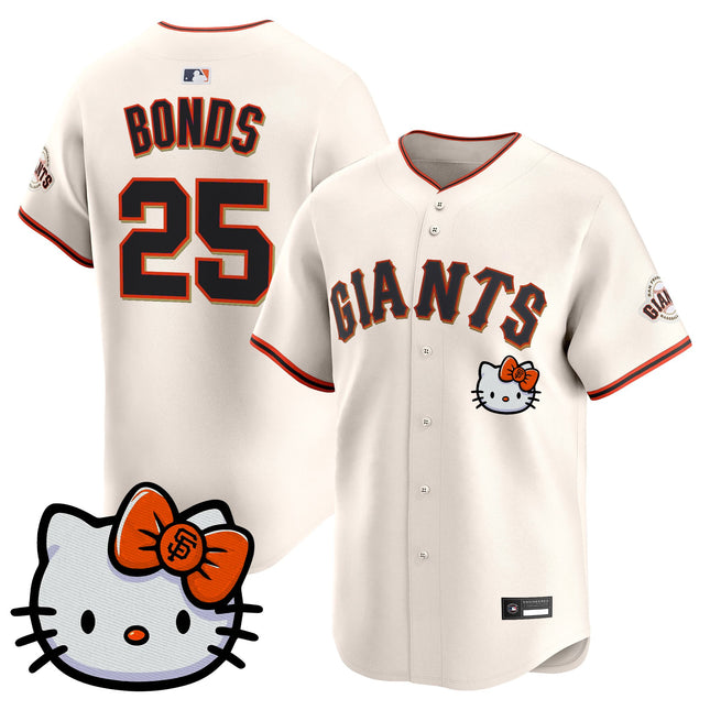 Unisex San Francisco Giants Hello Kitty Vapor Premier Limited Jersey – All Stitched