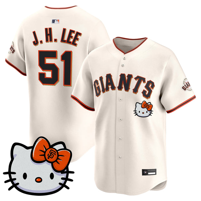 Unisex San Francisco Giants Hello Kitty Vapor Premier Limited Jersey – All Stitched