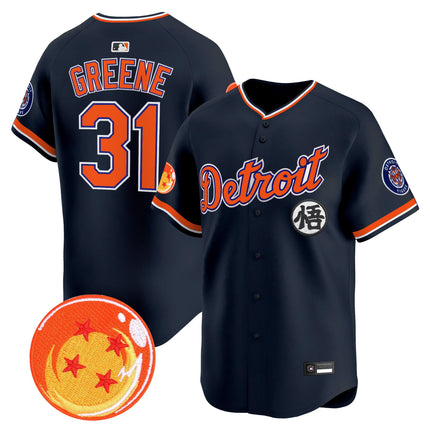 Men's Detroit Tigers x Dragon Ball Vapor Premier Limited Jersey - All Stitched