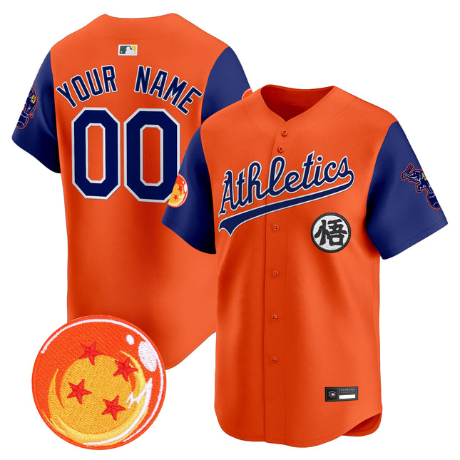 Athletics x Dragon Ball Vapor Premier Limited Custom Jersey - All Stitched