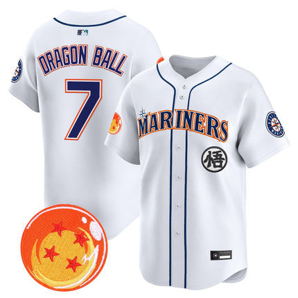 Men's Seattle Mariners x Dragon Ball Vapor Premier Limited Jersey - All Stitched