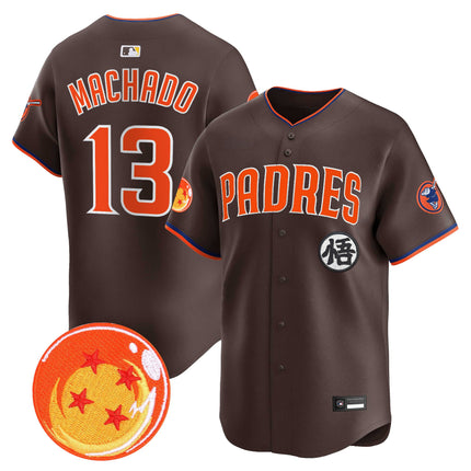 Men's Padres x Dragon Ball Vapor Premier Limited Jersey - All Stitched