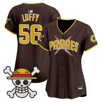 Women's Padres x One Piece Vapor Premier Limited Jersey - Stitched