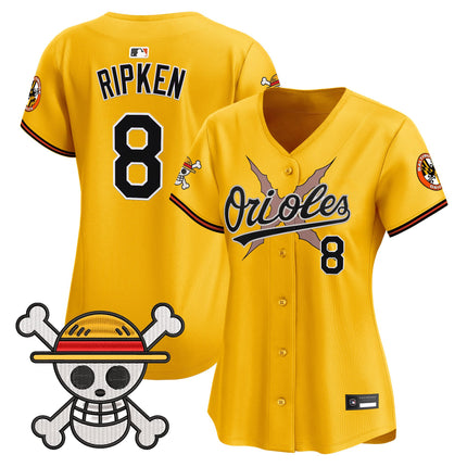 Women's Baltimore Orioles x One Piece Vapor Premier Limited Jersey - Stitched