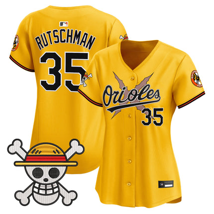 Women's Baltimore Orioles x One Piece Vapor Premier Limited Jersey - Stitched