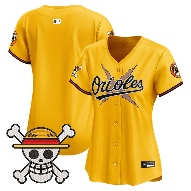 Women's Baltimore Orioles x One Piece Vapor Premier Limited Jersey - Stitched